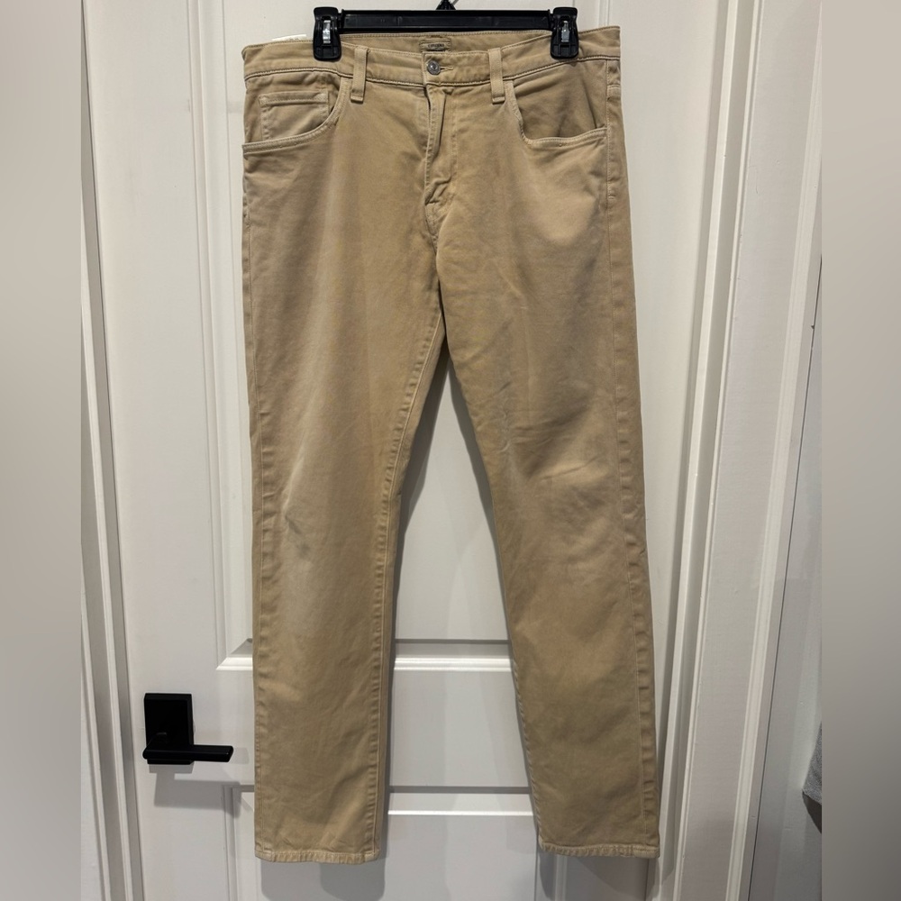 Citizens Of Humanity Tan Adler Tapered Classic Men's Pants